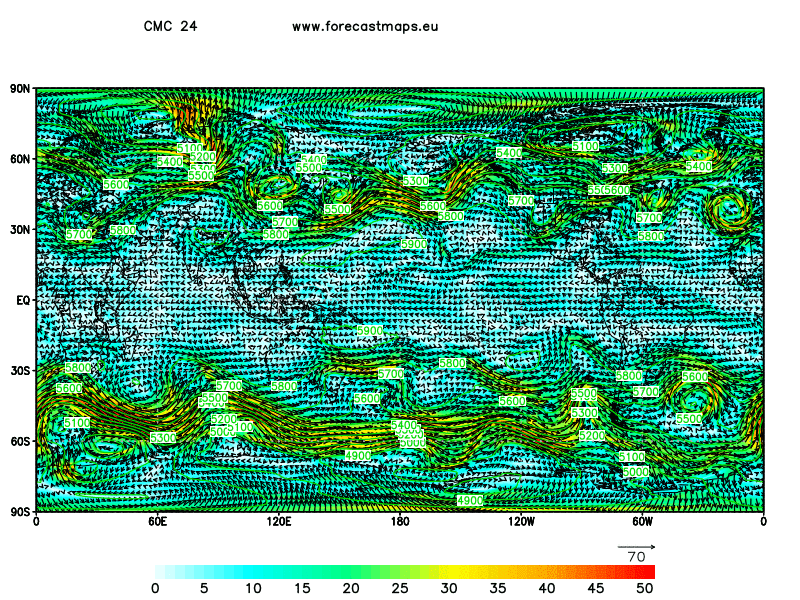 mapas de global CMC 