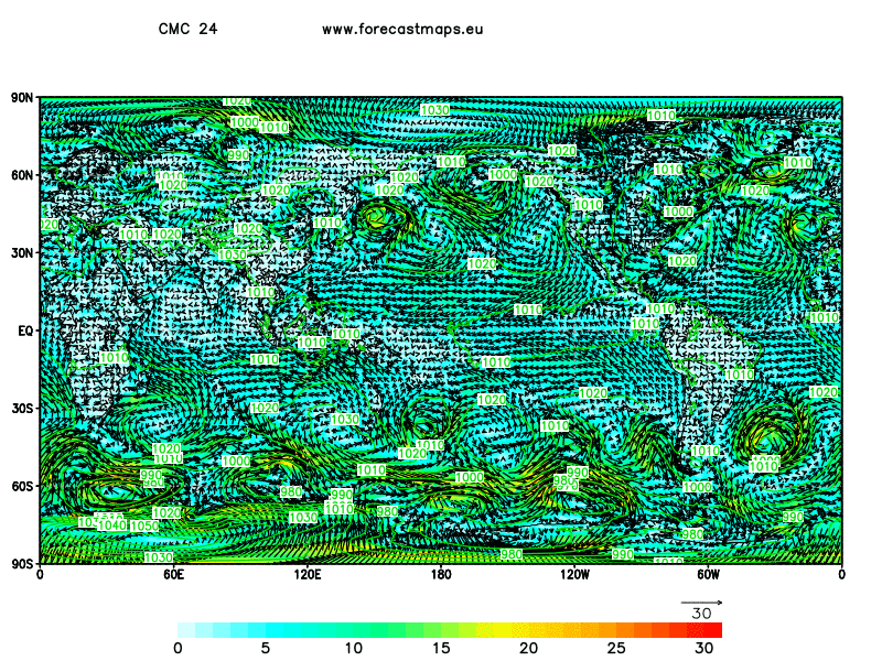 mapas de global CMC 