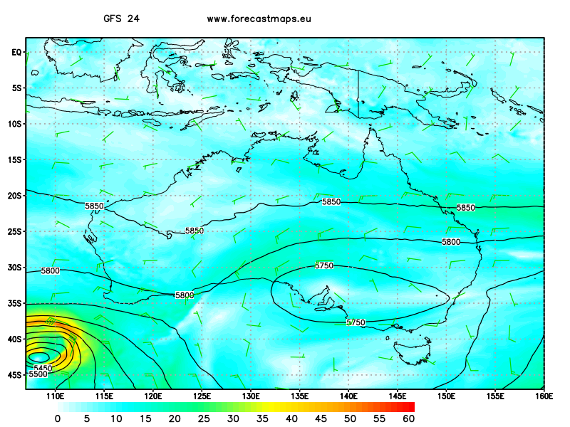 Oceania Previsioni Meteo Cartine