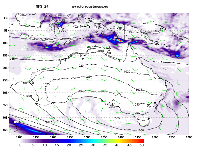 Australia GFS 