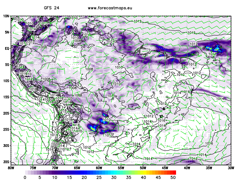 Brasil  GFS 