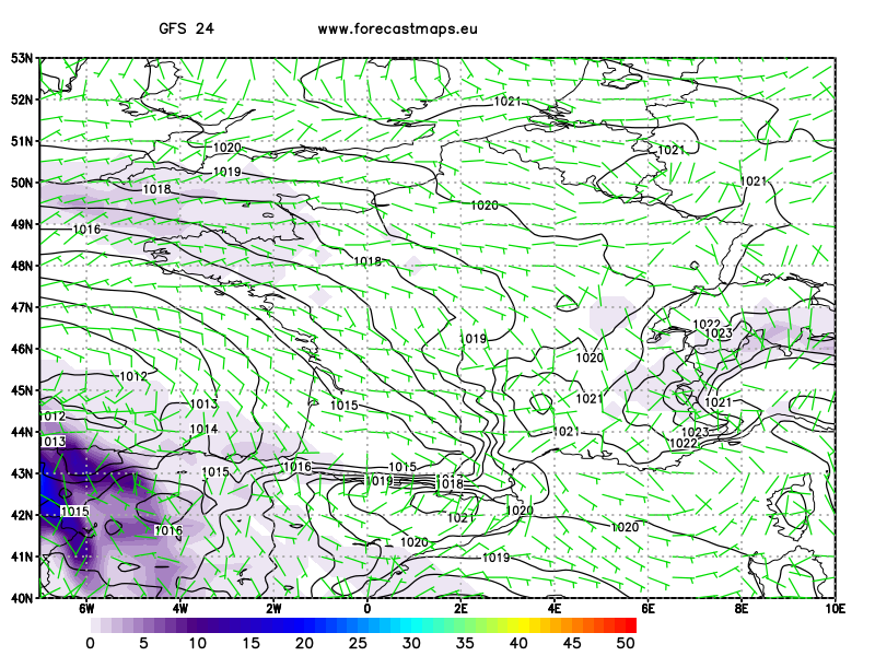 Francia  GFS 