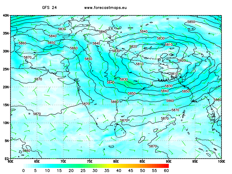 Inde  GFS