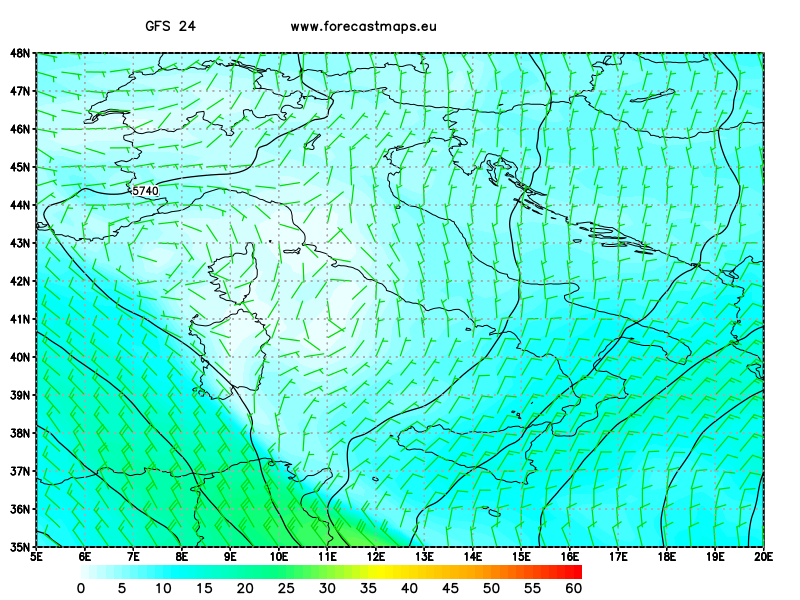 Italie  GFS