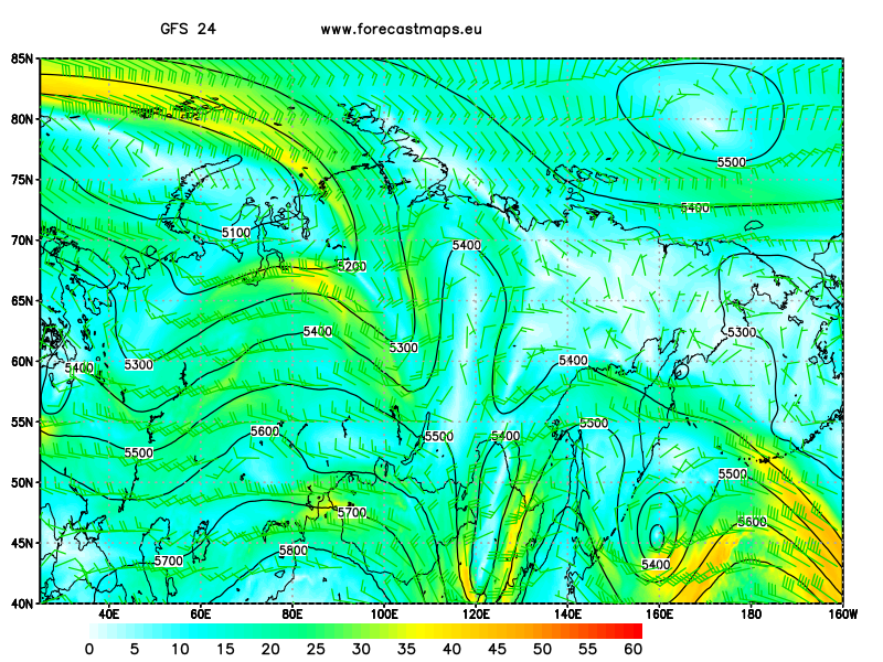 Rusia  GFS