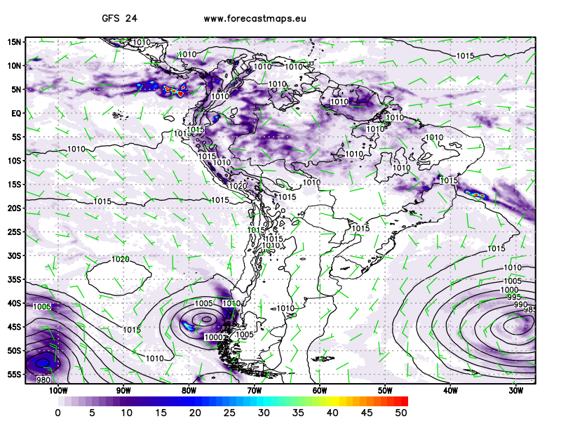 Sudamérica  GFS 